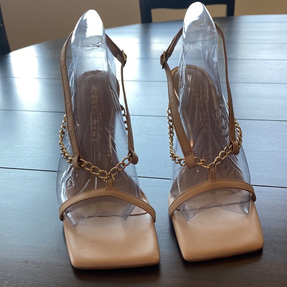 Gianni Bini Nude Dress Heels - Picture 2 of 7